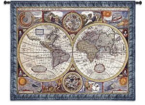 15 Stunning World Map Tapestry Ideas for Your Wanderlust