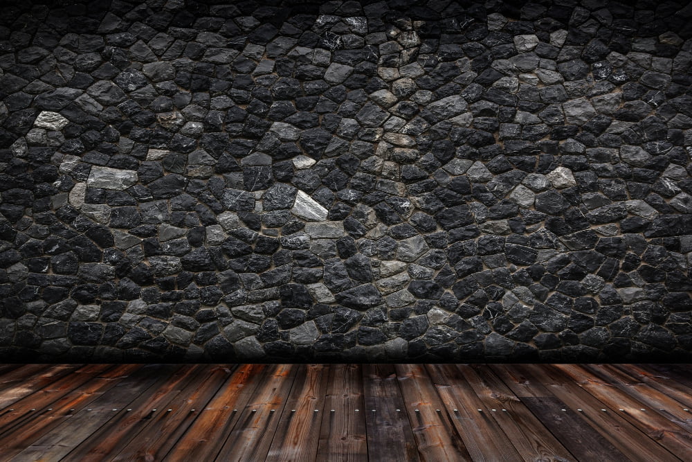 Granite Effect Stone Wall