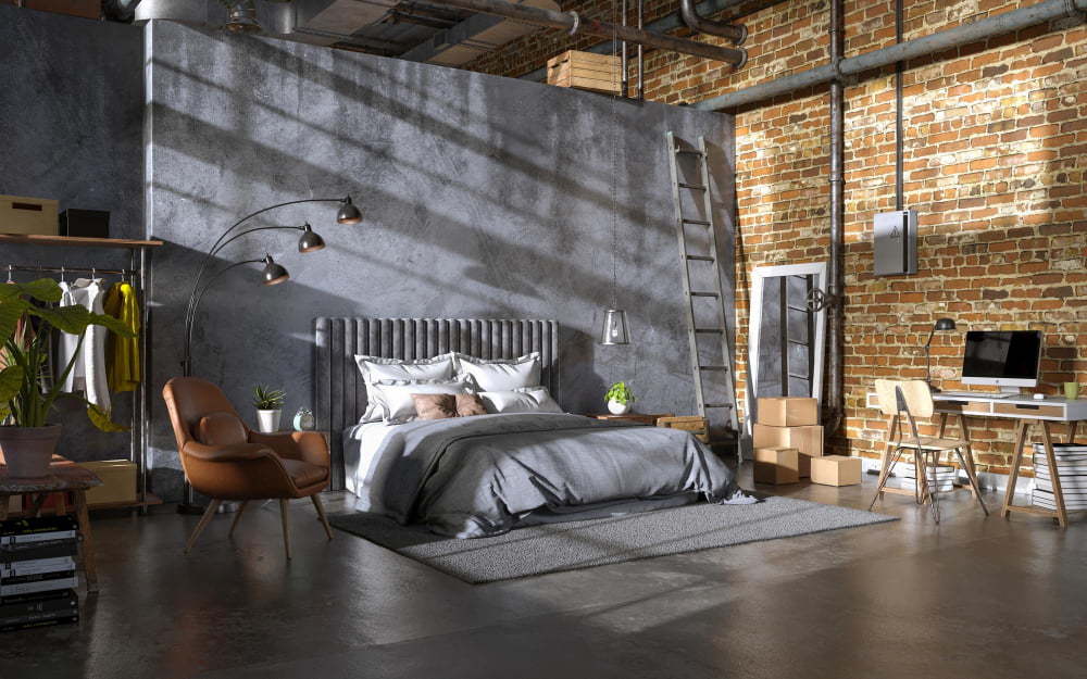 Industrial Design Bedroom
