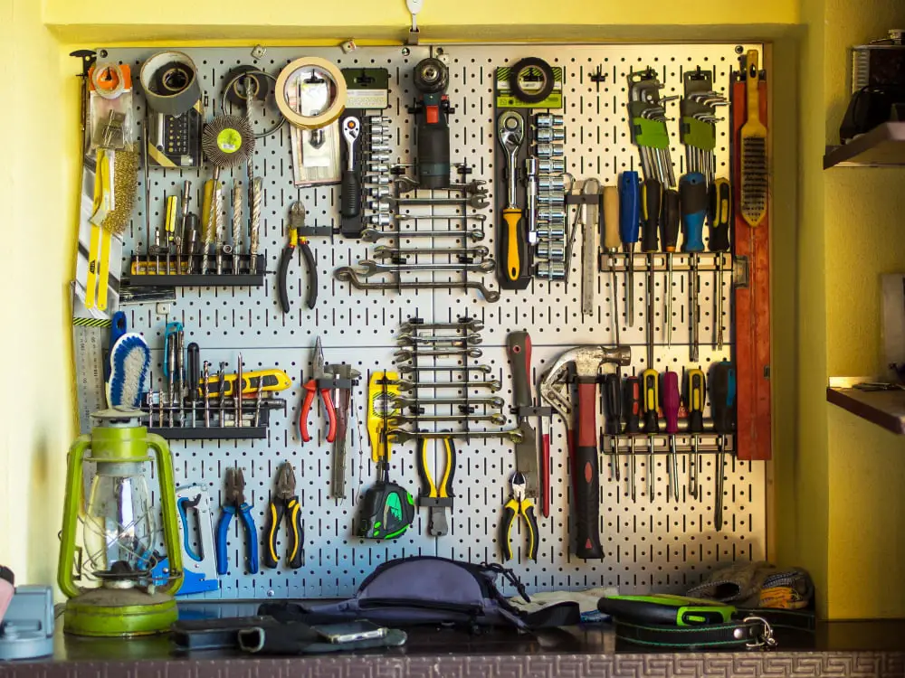 Pegboards garage