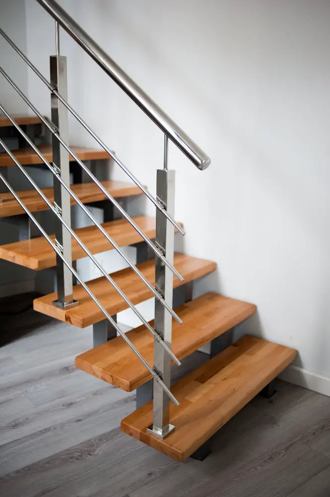 Wood and Metal stairs