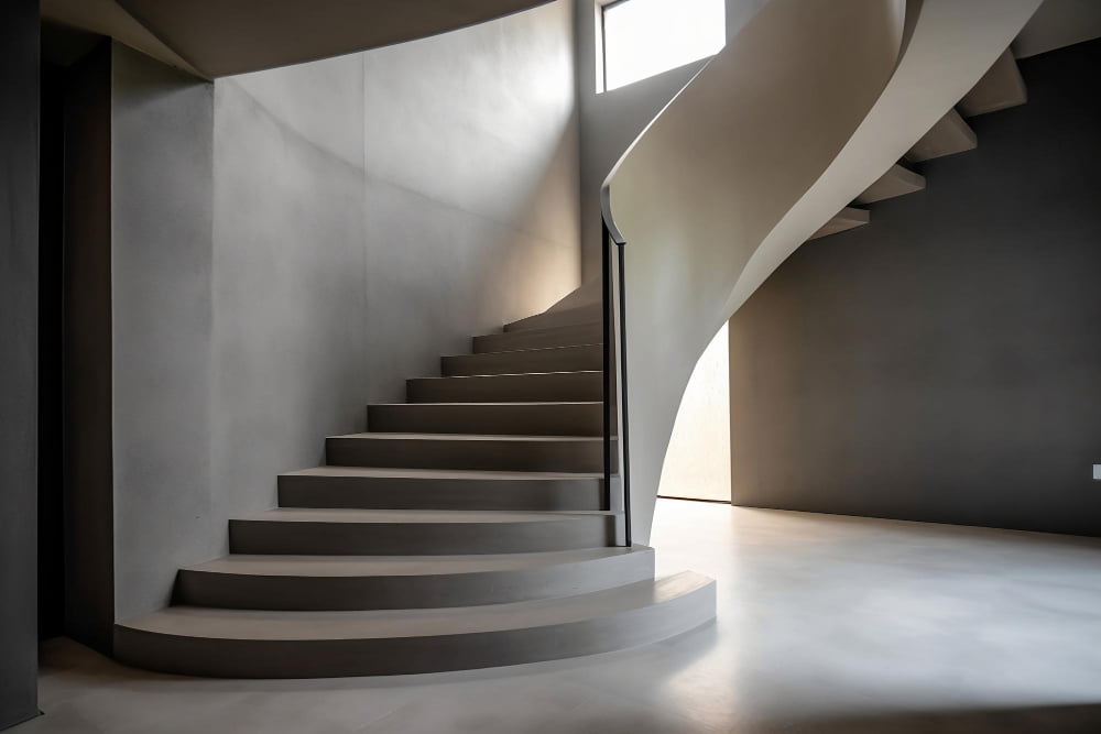 garage stairs landing