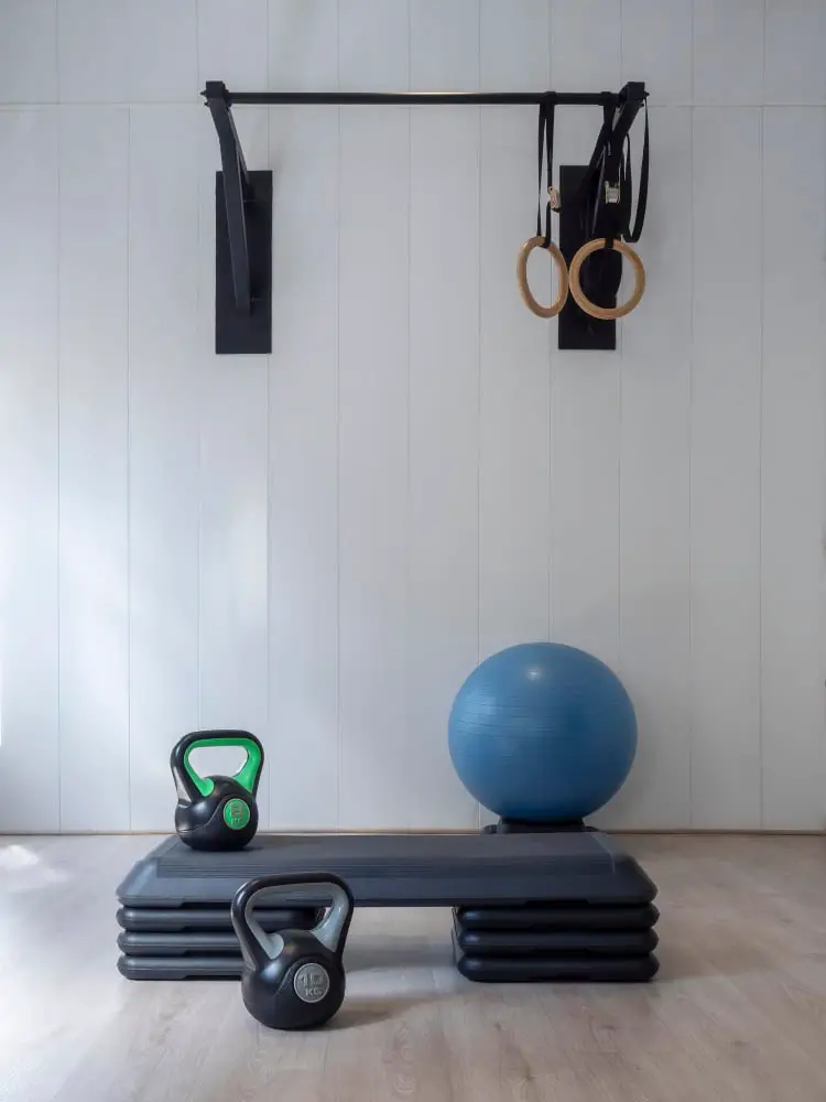 home gym garage pull up bar