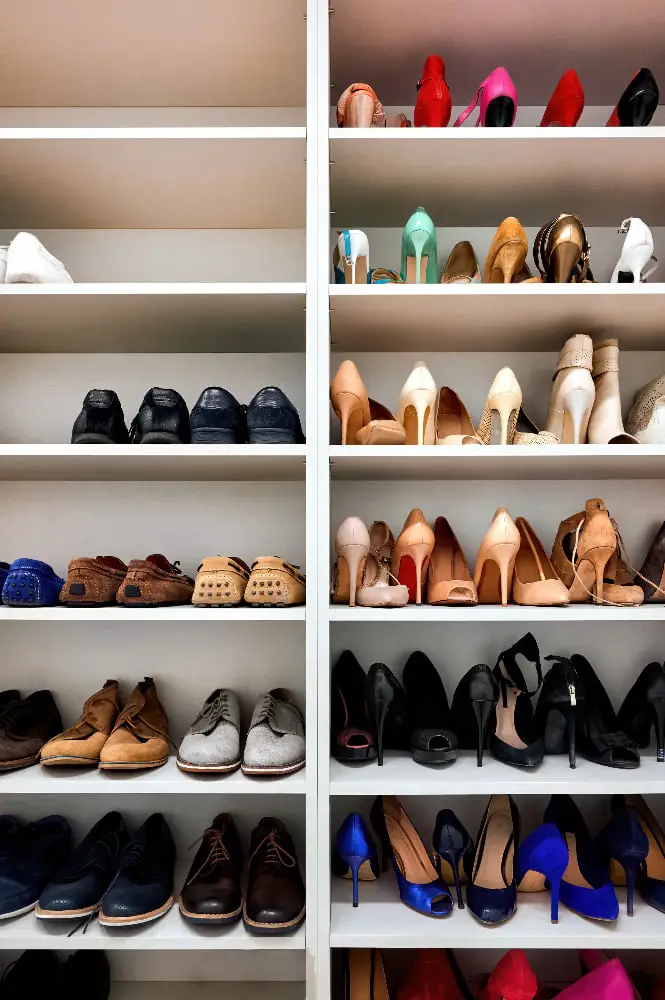 Overhead Shoe Storage