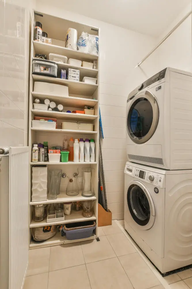 Vertical Storage Shelves Laundry Garage