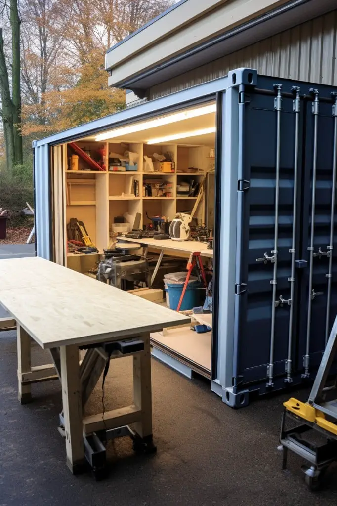 add a foldable workbench for diy projects
