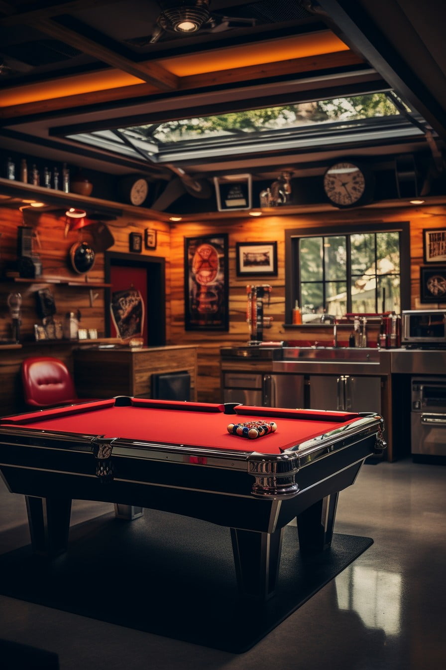 add a pool table