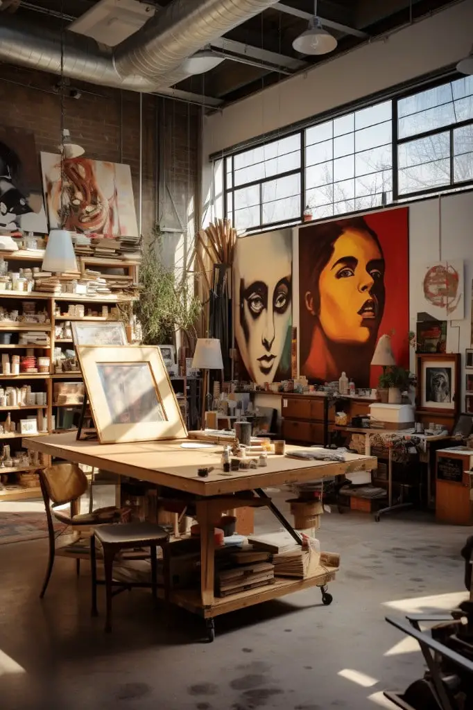 art inspired creative space