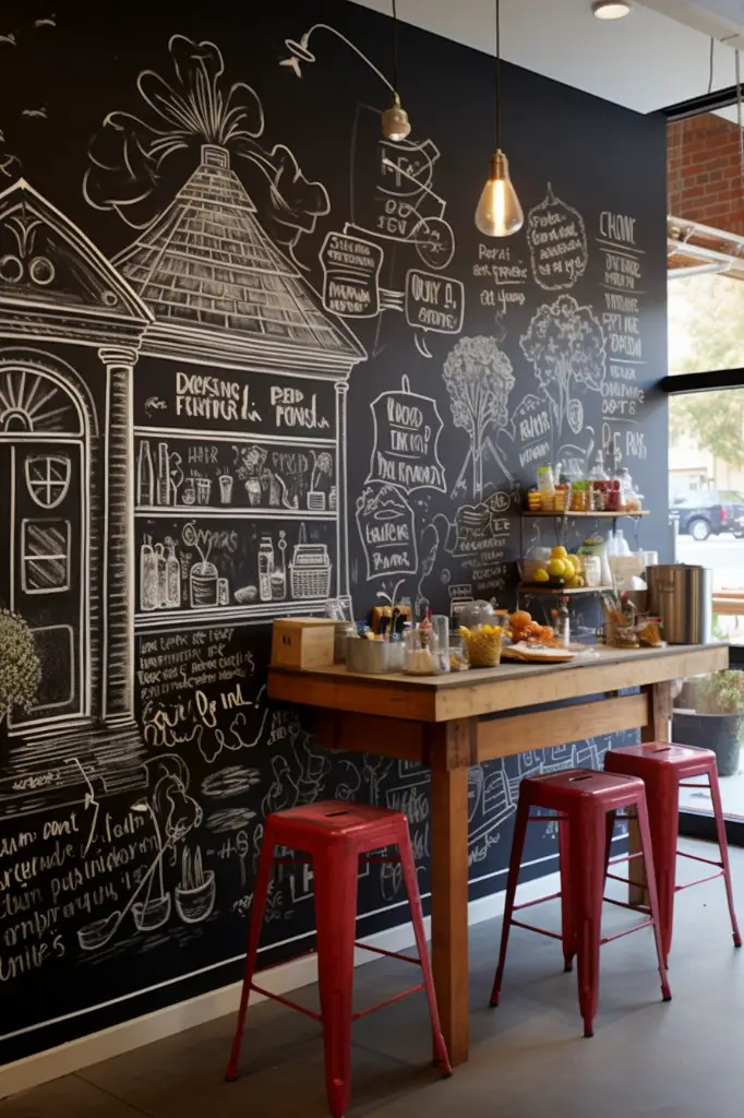 chalkboard wall