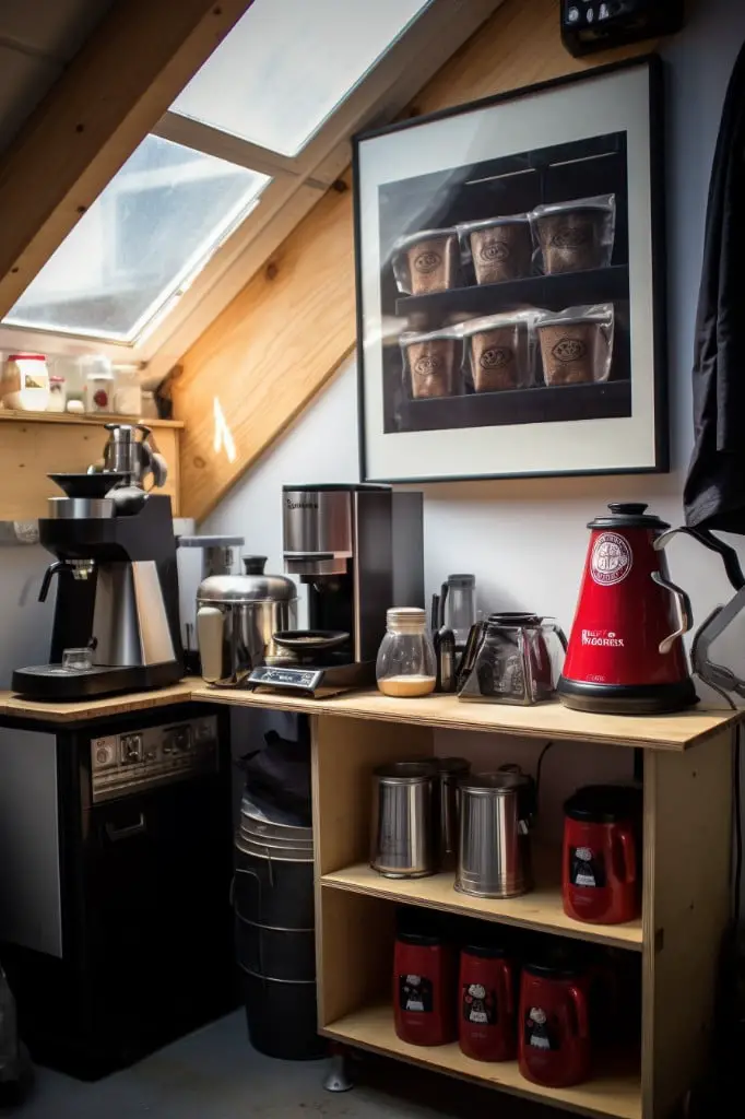 coffee brewing station