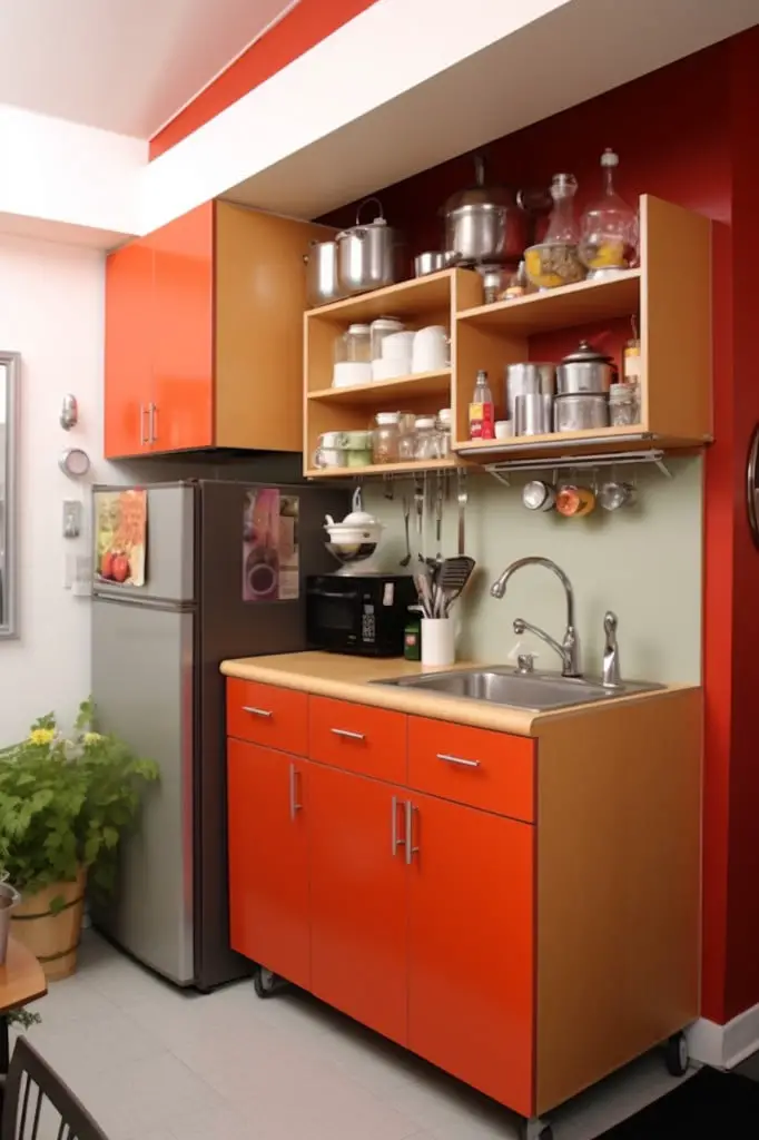 compact kitchenette