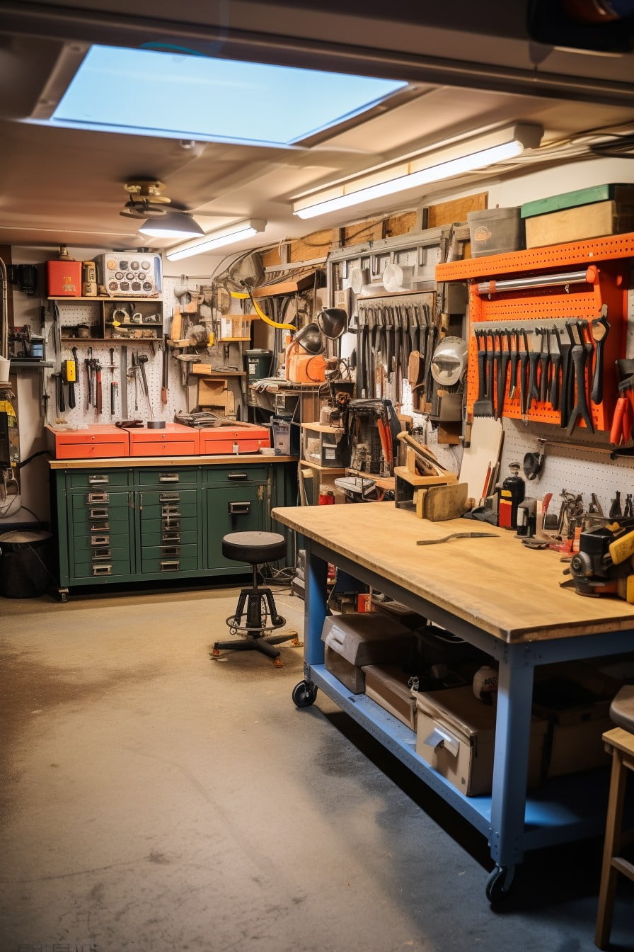 create a tool workshop area