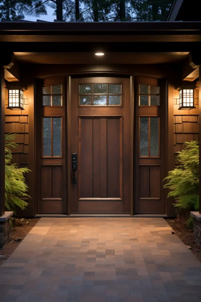 door with sidelights