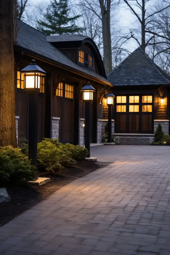 driveway post lanterns