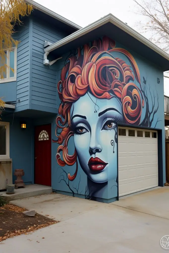 garage wall murals