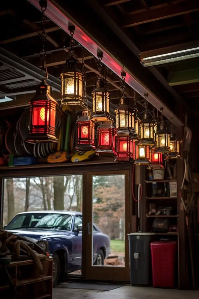 hanging lantern lights