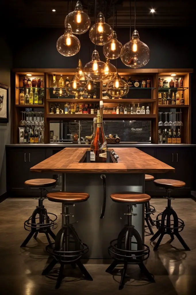 home bar or wine cellar