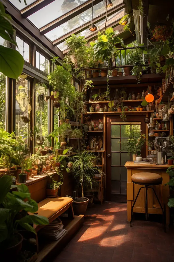 indoor gardening space