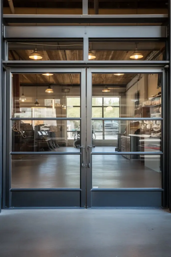 industrial steel door