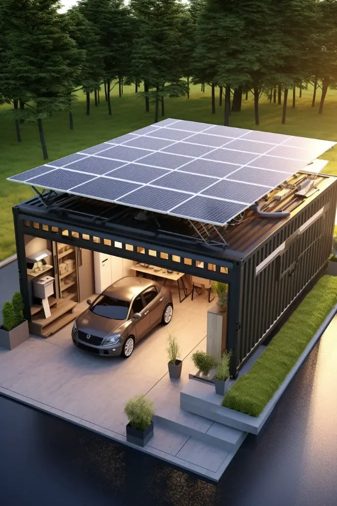 install solar panels on top for sustainable energy