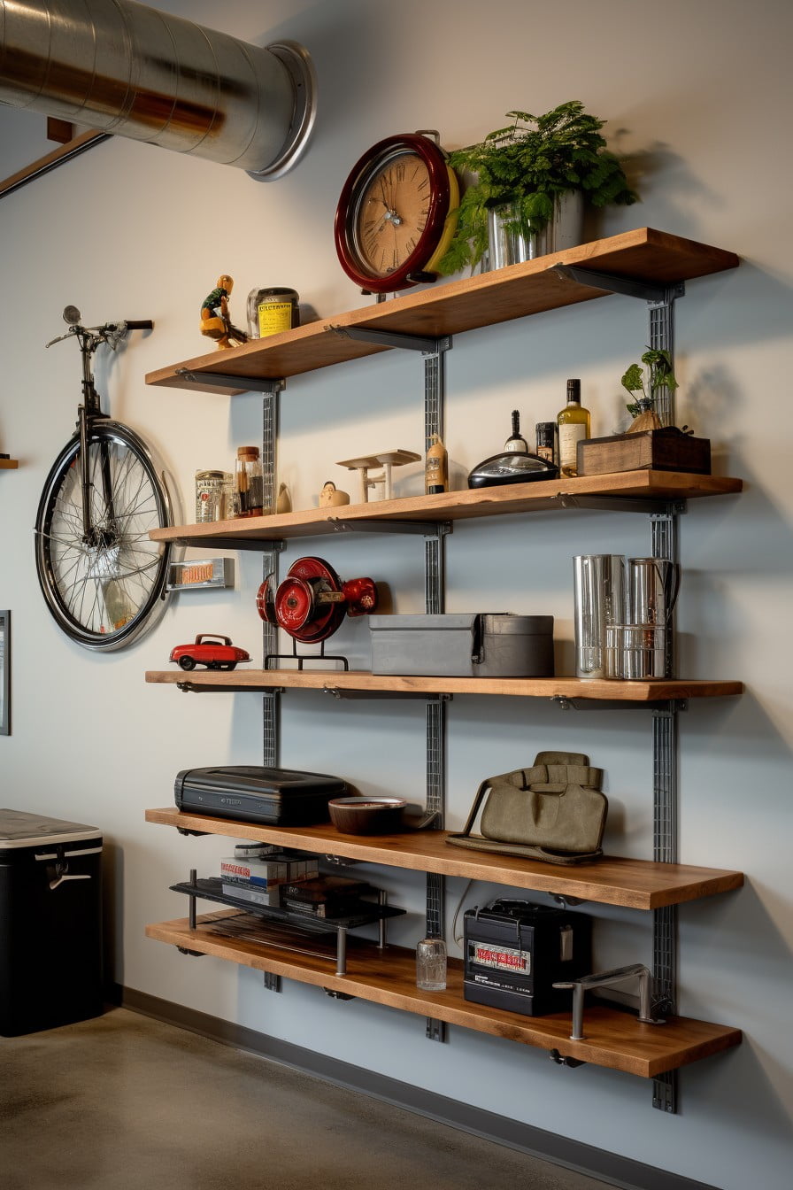 introduce wall mounted shelving