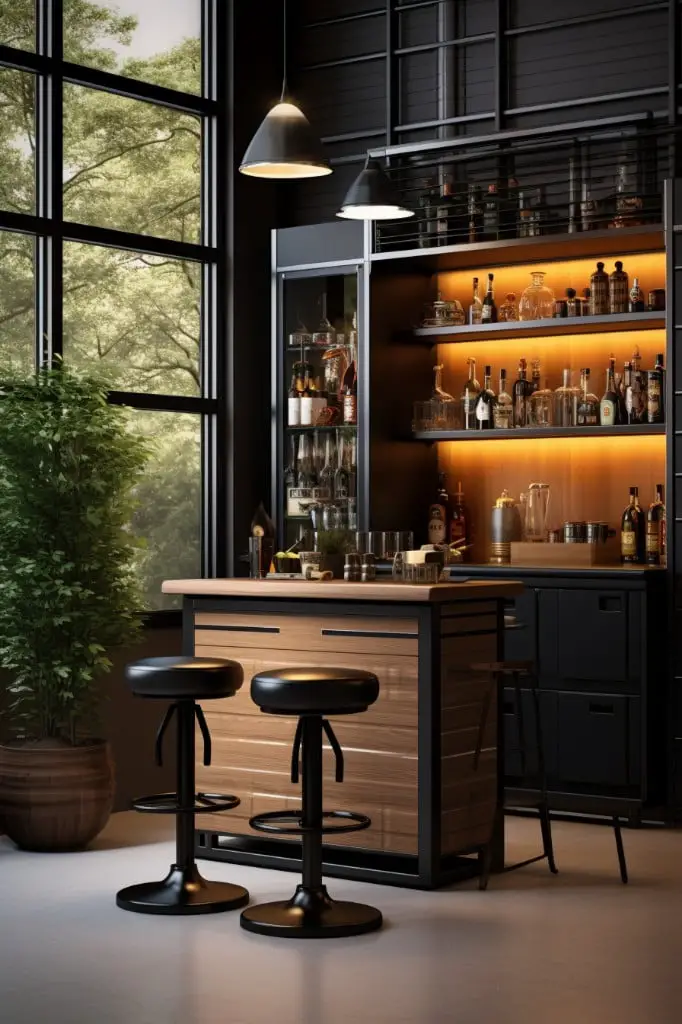 mini bar corner