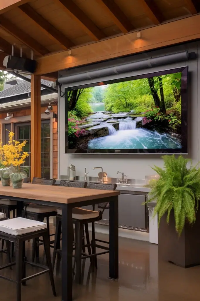 outdoor waterproof tv