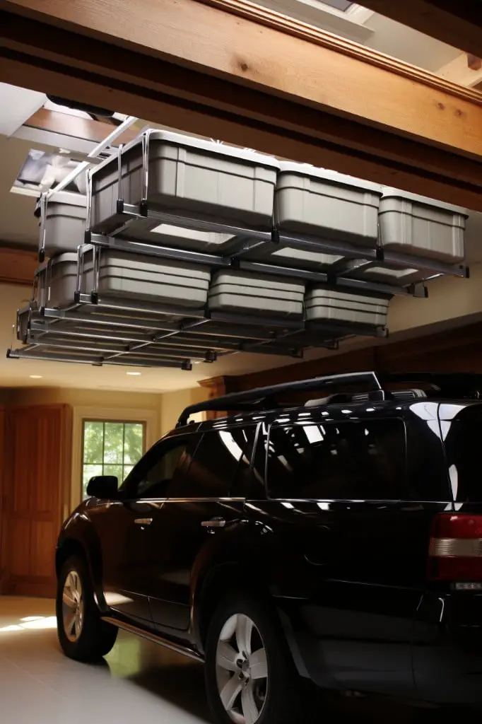 retractable ceiling storage