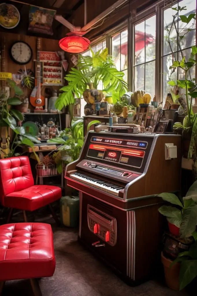 retro jukebox space