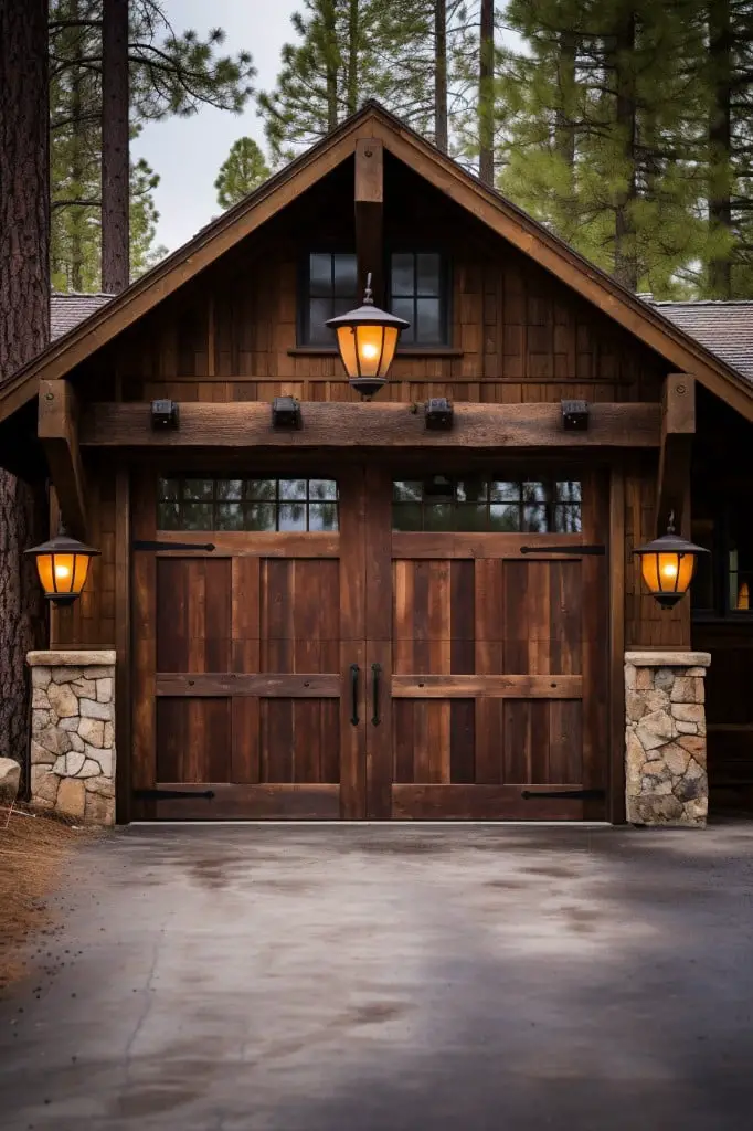 rustic plank door