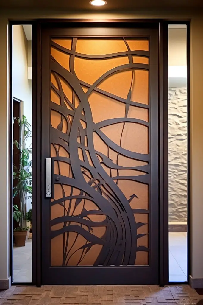 steel security door