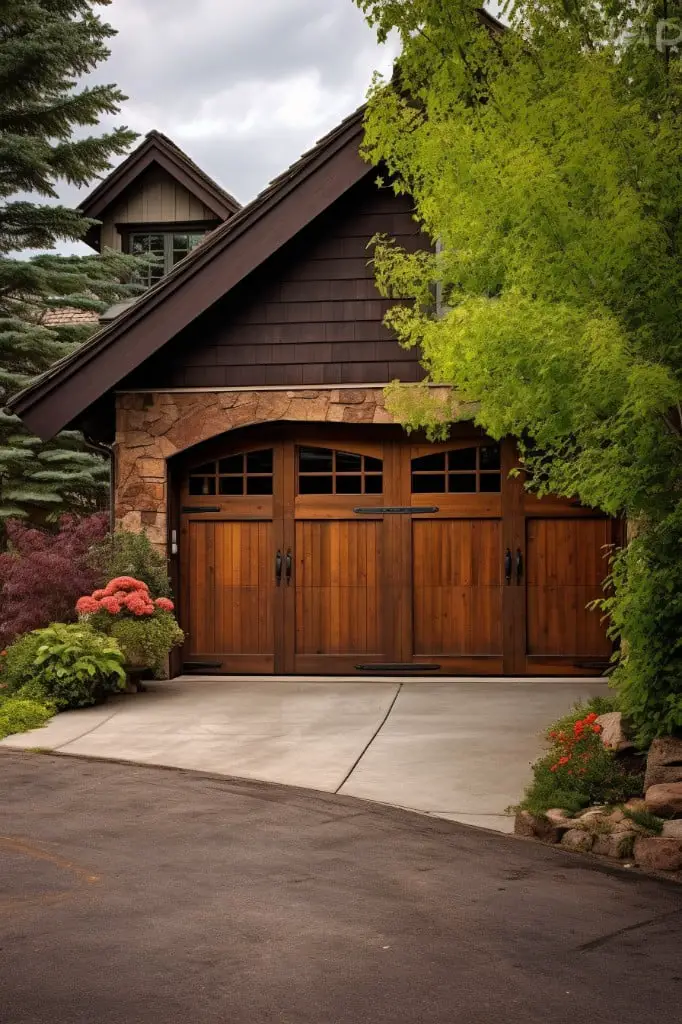 traditional wooden door