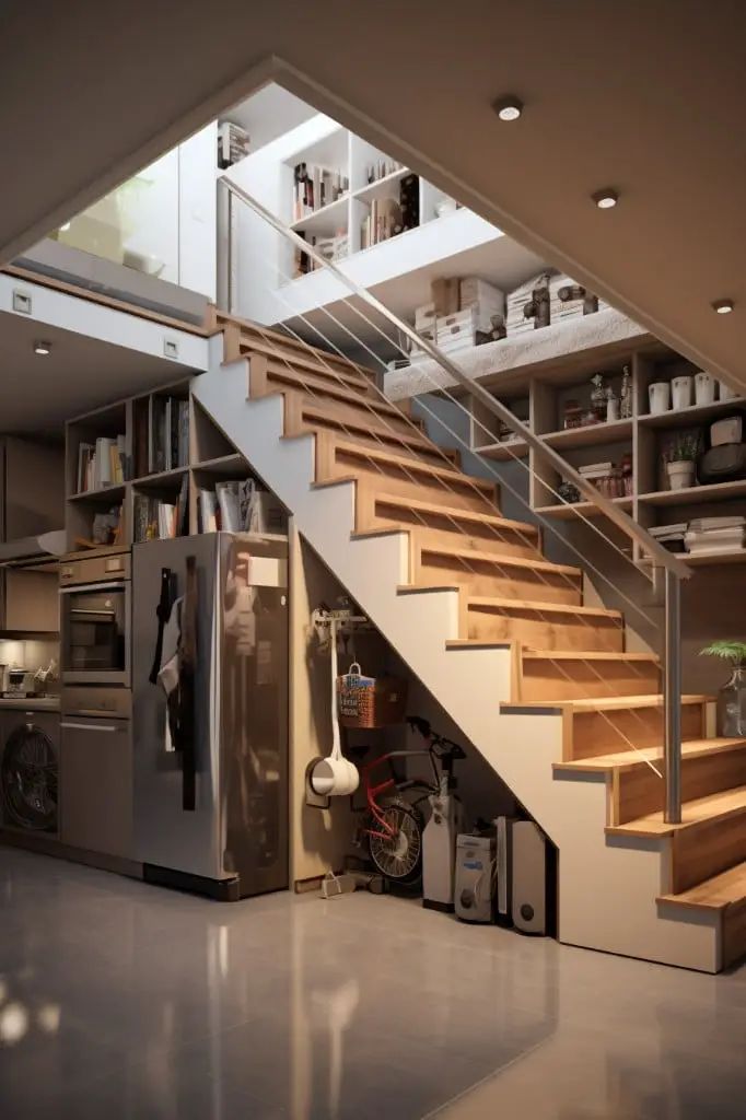 under stair storage area