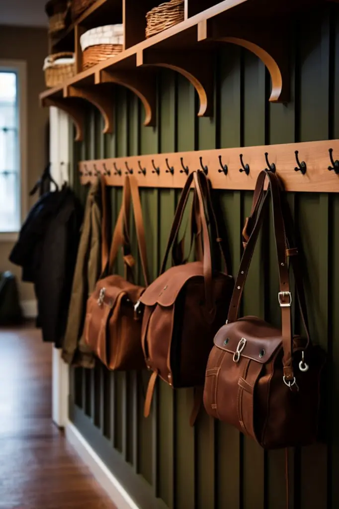 wall hooks for hanging jackets and bags