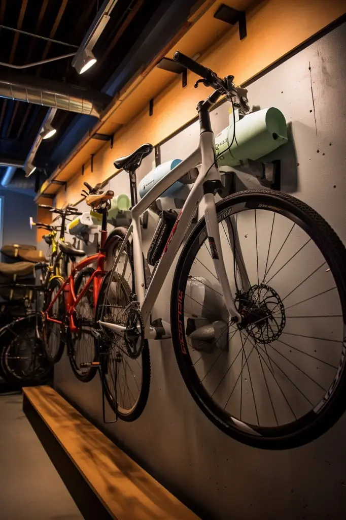 wall mounted bike storage