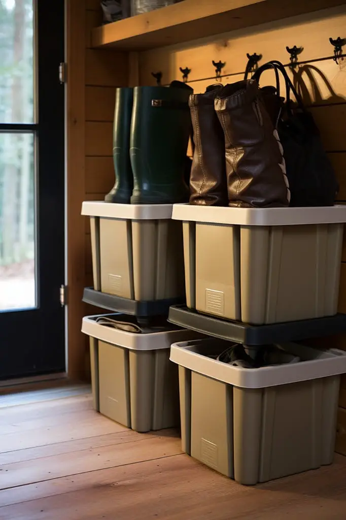 weatherproof storage bins