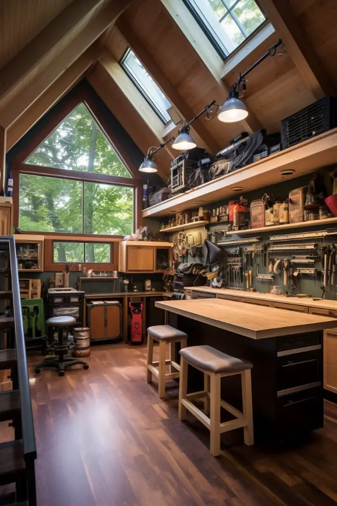 workbench and tool storage