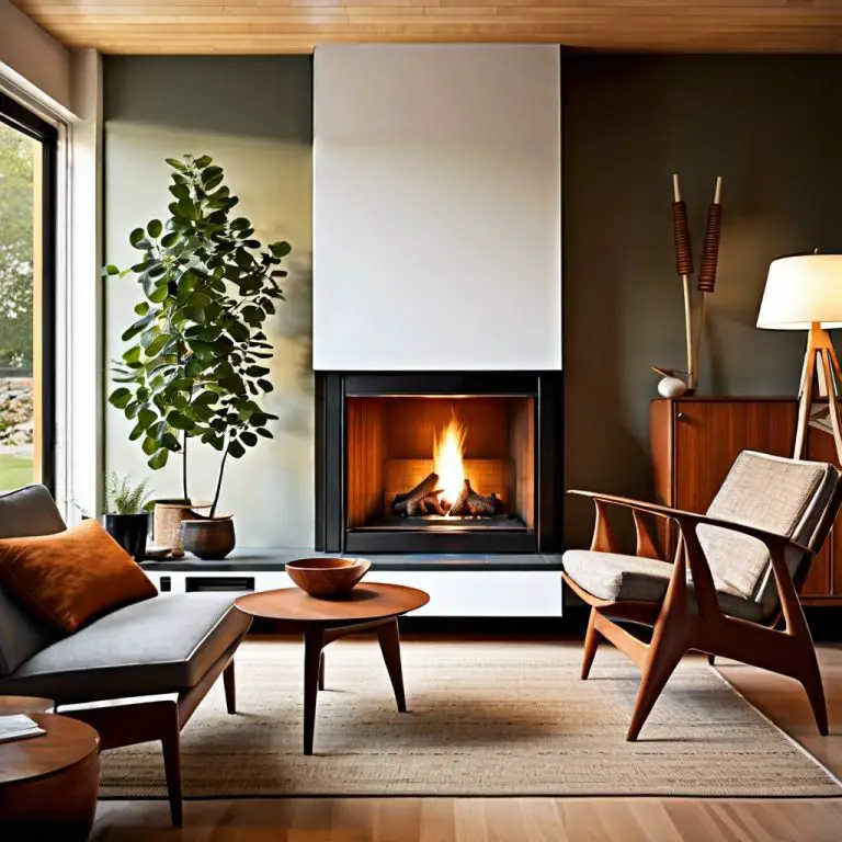 20 Mid Century Modern Fireplace Ideas To Inspire Your Home Decor Danish Modern Influence On Mid Century Fireplaces 768x768