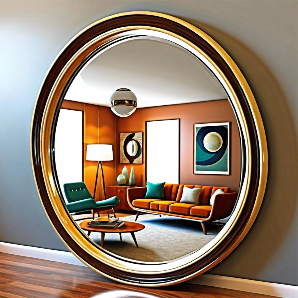 space age convex mirrors