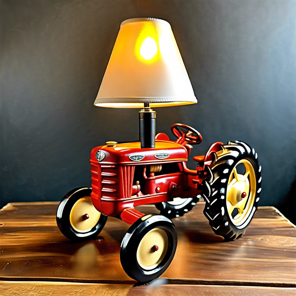tractor steering wheel lamp stand