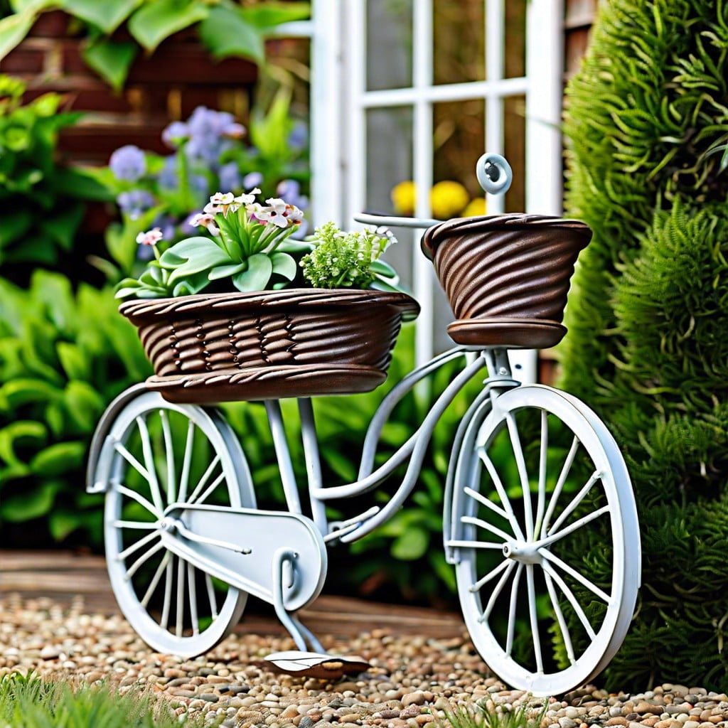 vintage bicycle planter