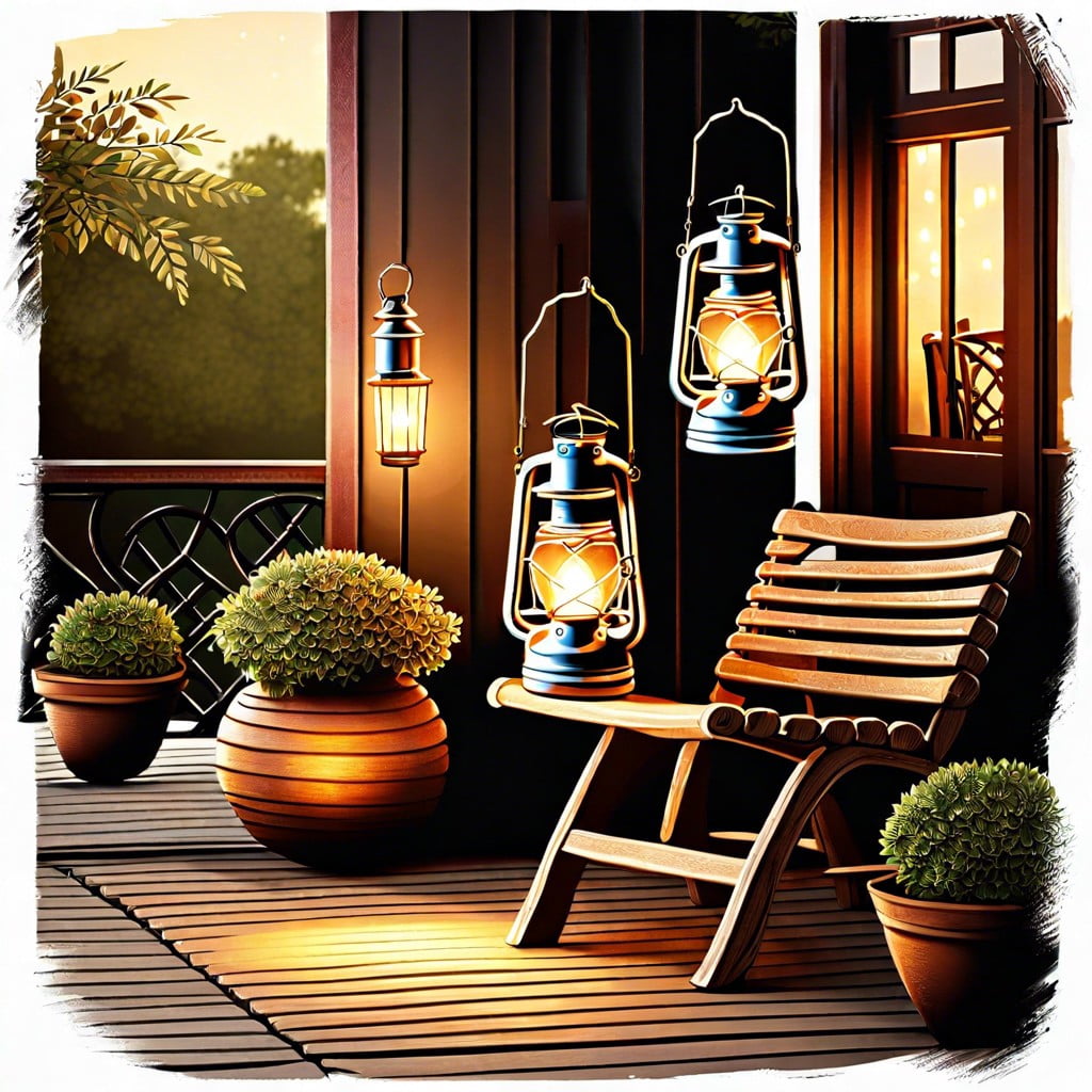 vintage lantern outdoor lighting