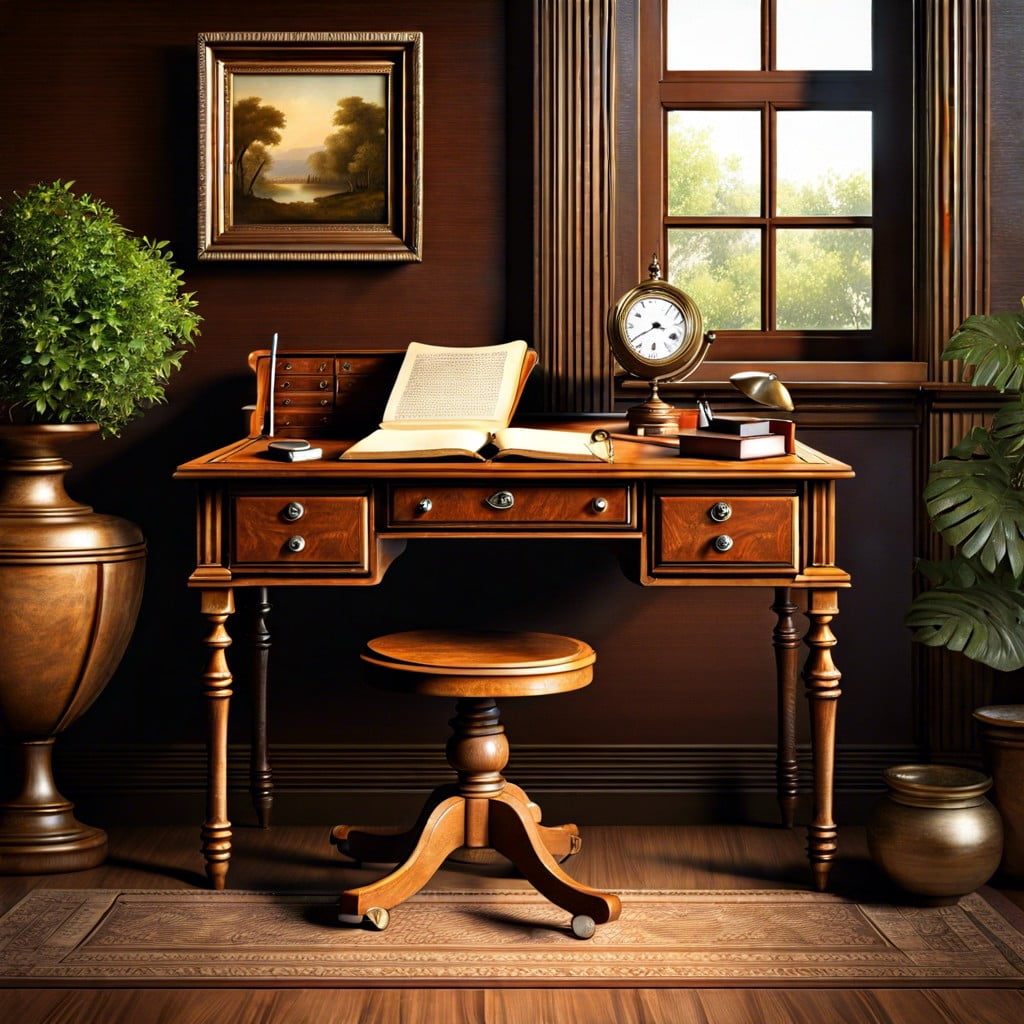 antique writing desks and their place in classic literature