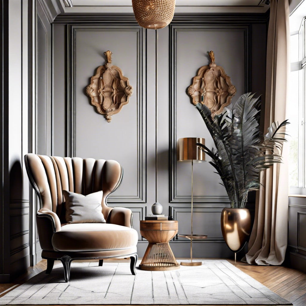 bergere chairs in modern interior design