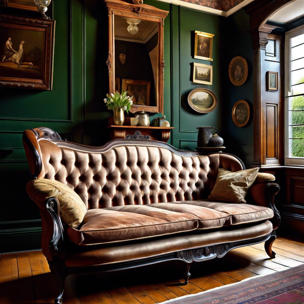 curating a theme antique sofas in period homes