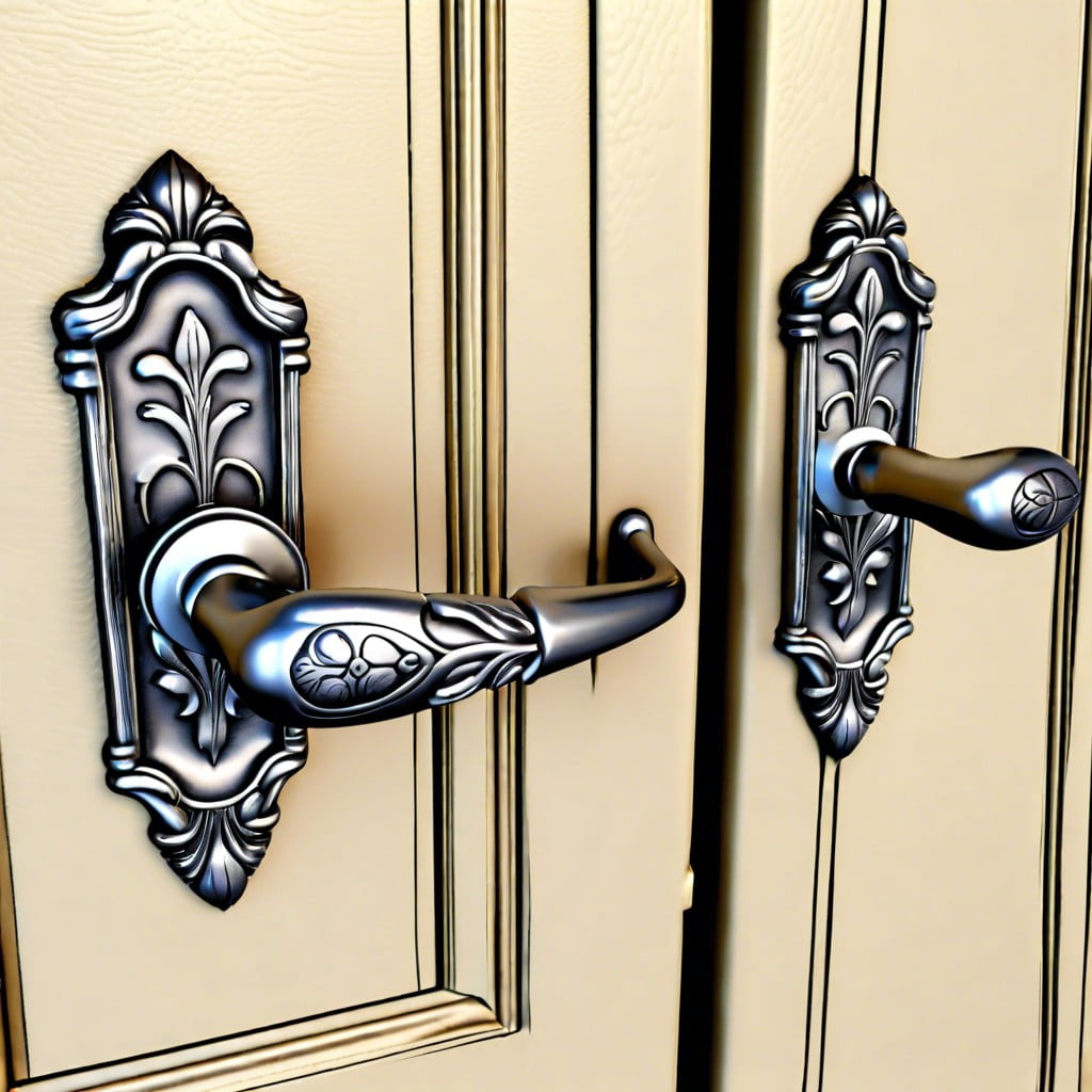 diy antique silverware door handles