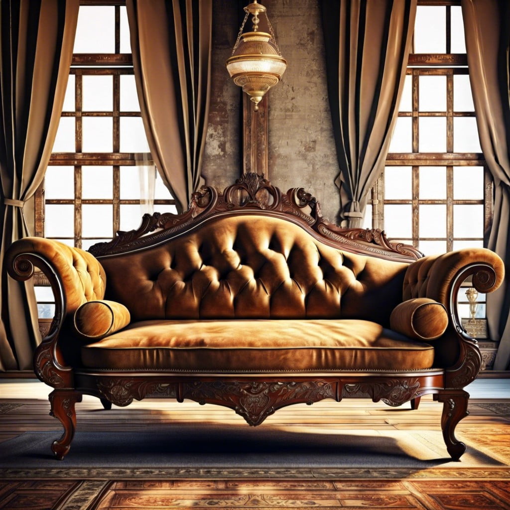 how to identify authentic antique sofas