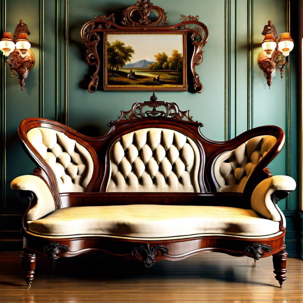 the history of victorian era sofas