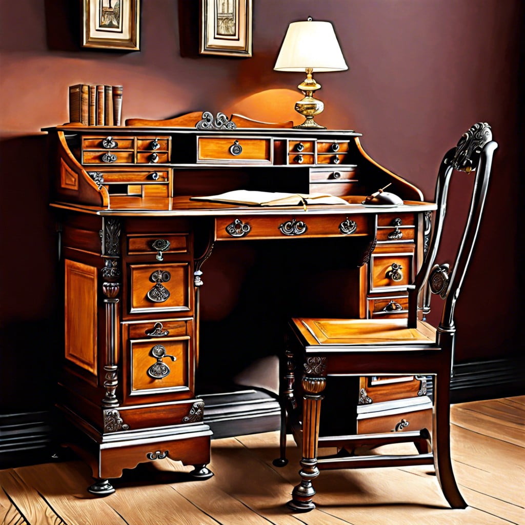 the journey of antique writing desks from royalty to every home
