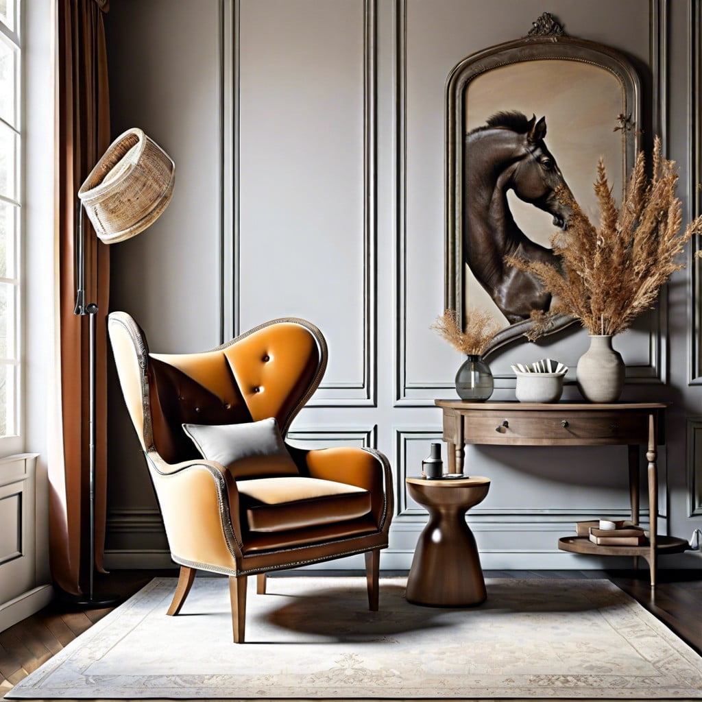 unconventional uses for bergere chairs